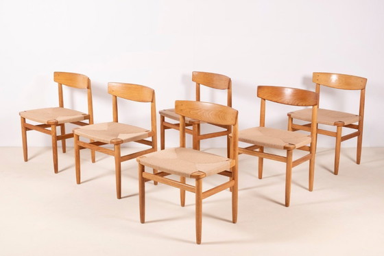 Image 1 of 6x Sillas de comedor Børge Mogensen Øresund en roble