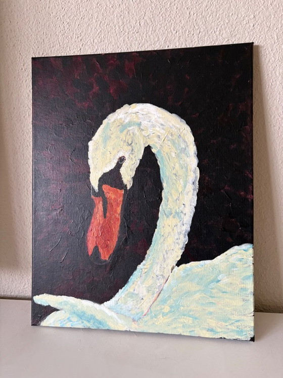 Image 1 of Swan - Painting 40 x 50