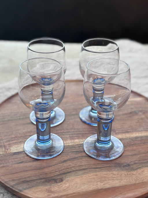Bicchieri da liquore vintage Bormioli Rocco - Set da 4