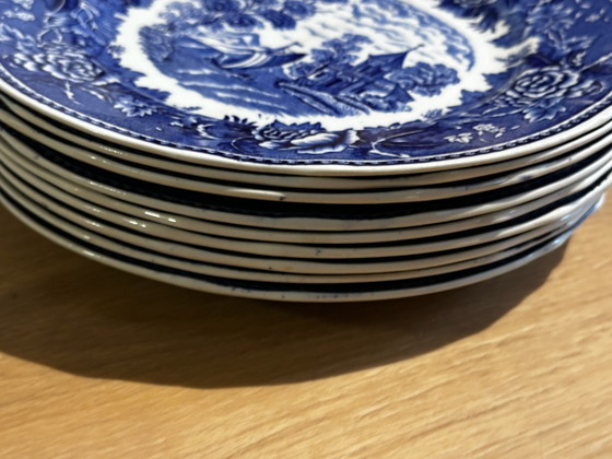 Arabia Landscape blue vintage crockery unique, Porcelain (photo 9 of 15)