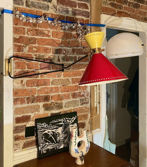 Image 1 of Grande lampada da parete diabolo Lunel