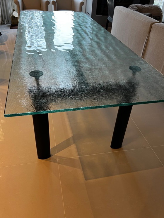 Image 1 of Tavolo Cassina LC6 (piano in vetro fuso)