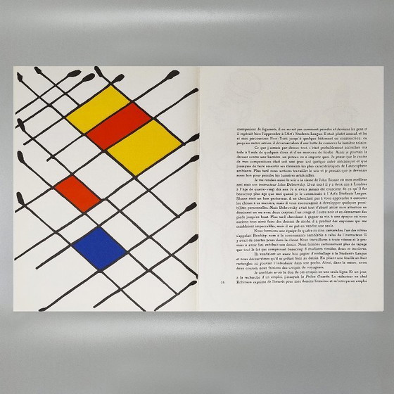 Image 1 of Alexander Calder "Derriere Le Miroir" n. 156 with Seven Lithographs by Maeght Editeur.