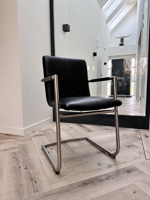 4/6/8/10 black leather Henders & Hazel design dining chairs