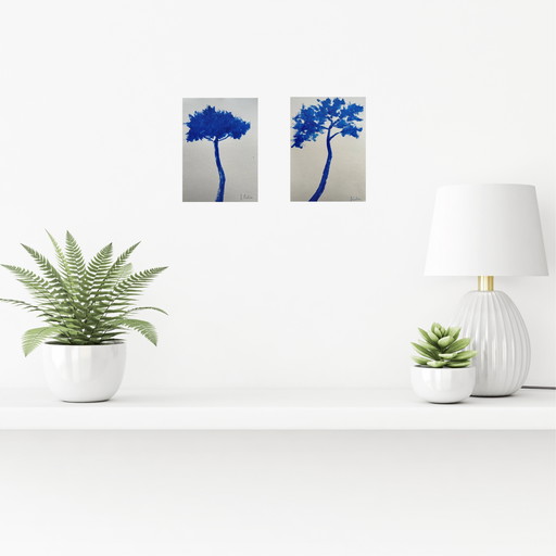 Set of 2 artist sketches, 21x15cm