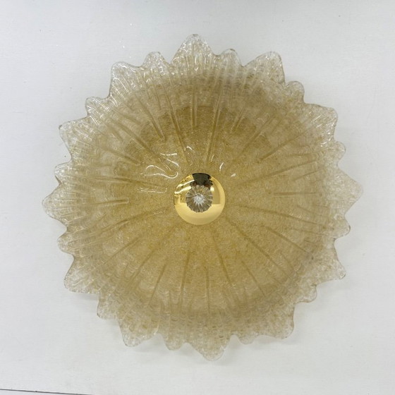 Image 1 of Plafonnier italien en verre de Murano, style années 1970