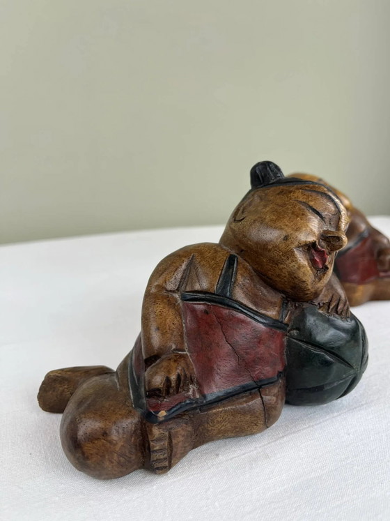 Carved wooden bookends – Decorative Objects (photo 4 of 12)
