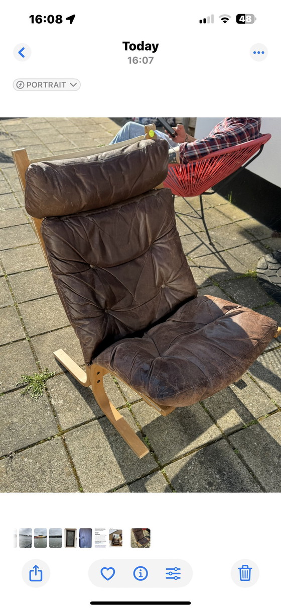 Image 1 of Chaise longue vintage de style scandinave