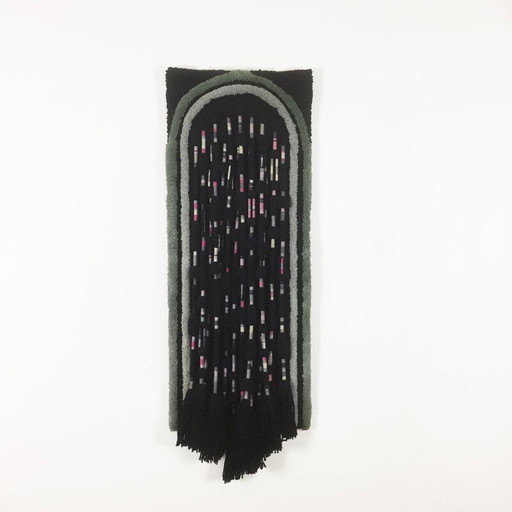 Vintage wall tapestry by Ewald Kroner for Schloss Hackhausen, Germany 1970
