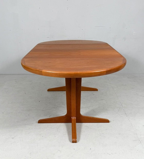 Image 1 of Tavolo da pranzo/tavolo allungabile di metà secolo in teak di VV Møbler, Spøttrup, Danimarca, anni '60