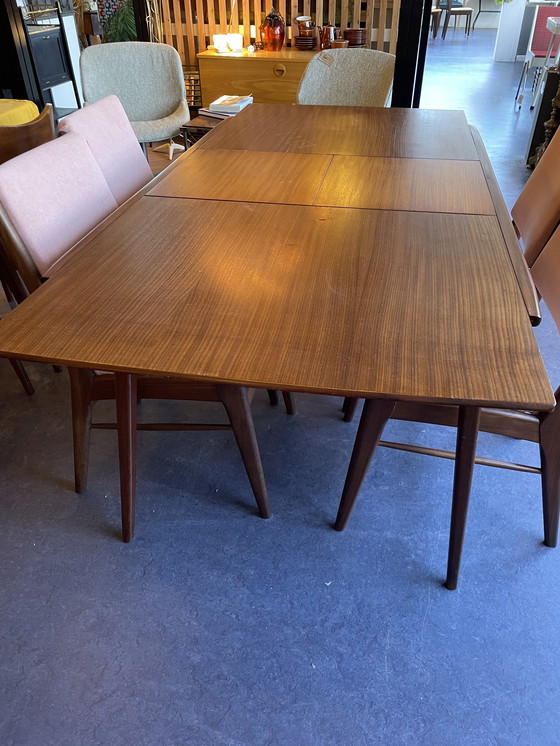 Image 1 of Vintage dining table Louis van Teeffelen Milan