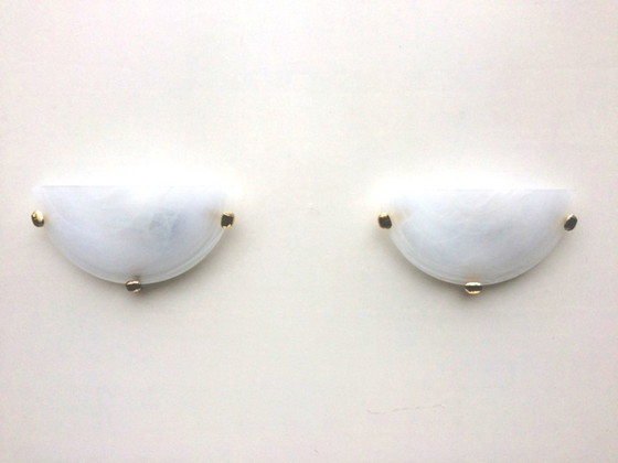 Image 1 of Paire d'appliques murales Lucide « style romantique »