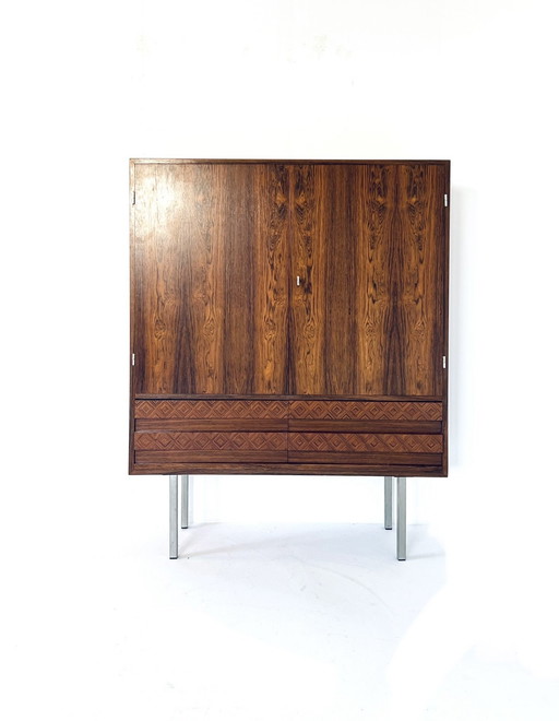 Vintage Rosewood Highboard, 1960s