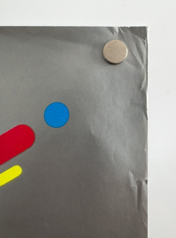 Image 1 of 🎸 Affiche originale de Frank Zappa - "Broadway the Hard Way" (1988) | Format carré ~40 × 40 cm Plakat