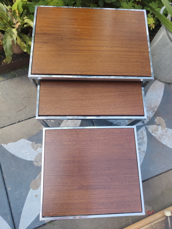 Pastoe Braakman Nesting Set Mimiset – Bijzettafels, Metal, Wood (photo 5 of 7)