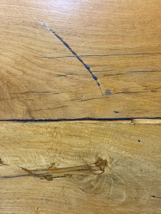 Image 1 of Tavolino da caffè brutalista in legno massello robusto anni '60