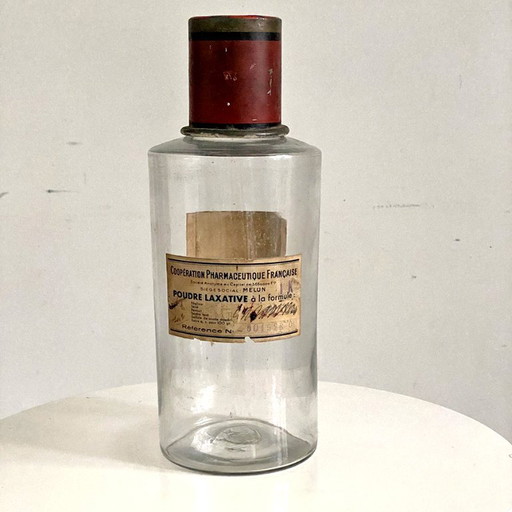 Frasco de farmacia antiguo