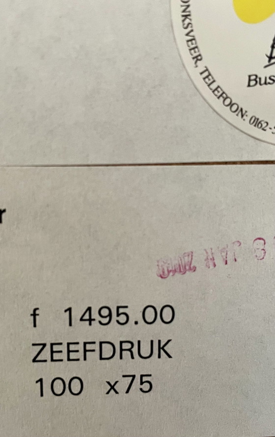 Image 1 of Jan Cremer - Serigrafía, Tulipanes 1 - Enmarcado - No. 9