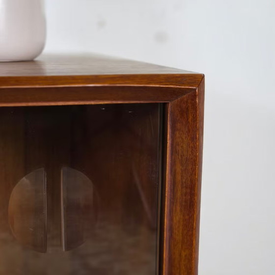 Rex Raab, Wilhelm Renz Varia-150 vintage sideboard display cabinet – Wood, Glass (photo 6 of 22)