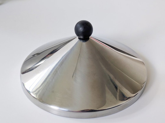 Tetera Bodum "Teaball" de Carsten Jørgensen, acero inoxidable, años 80 Memphis – Accesorios de cocina, Metal (photo 8 of 16)
