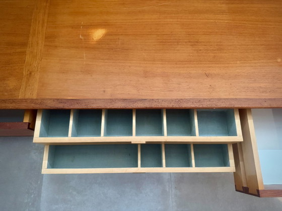 Vintage 50's Hand-Made Wooden Sideboard (photo 12 of 15)