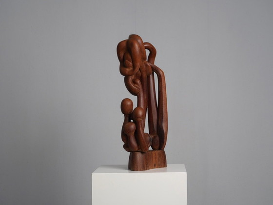 Organische Blumenholz-Bildhauerei, Niederlande, 1970er Jahre – Wood (photo 3 of 9)