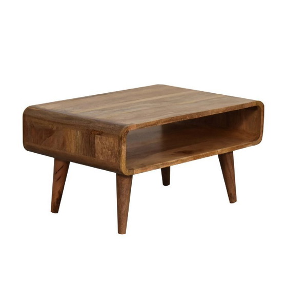 Image 1 of Mobile porta TV in legno massello di mango con effetto rovere.