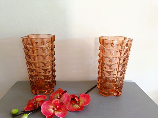 Pair of vintage Windsor vases