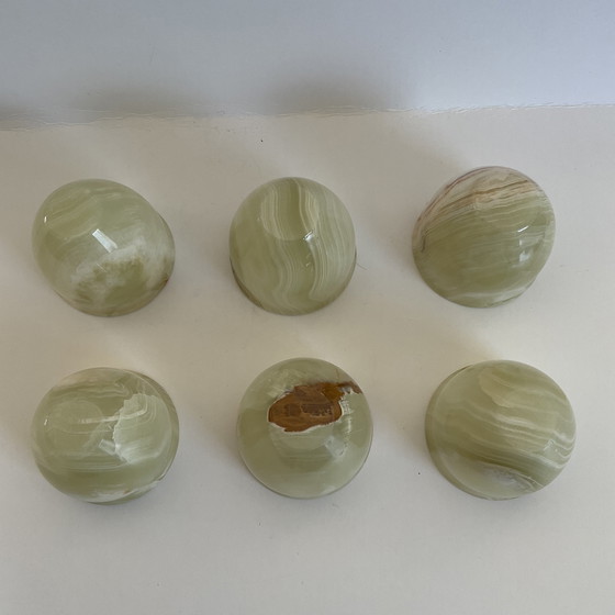 Image 1 of Vasos de chupito de piedra natural de ónix