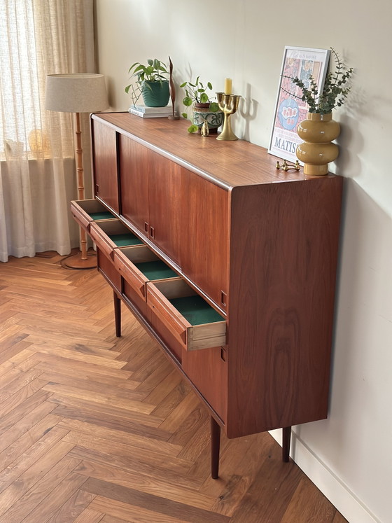 Image 1 of Vintage highboard Deens Johannes Andersen jaren 50/60/70