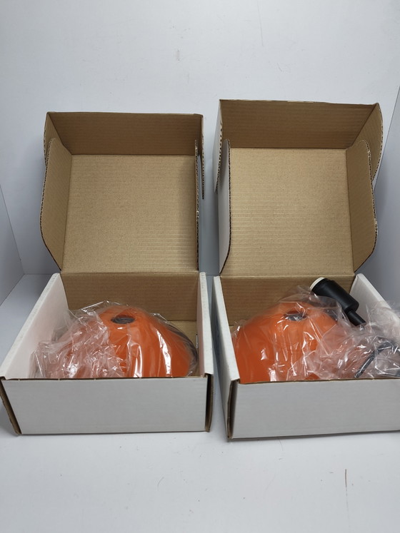 Set Nordlux Lobby Glass Pendant Type 1800 Orange Hanging Lights – Pendant lamps, Plastic (photo 8 of 9)