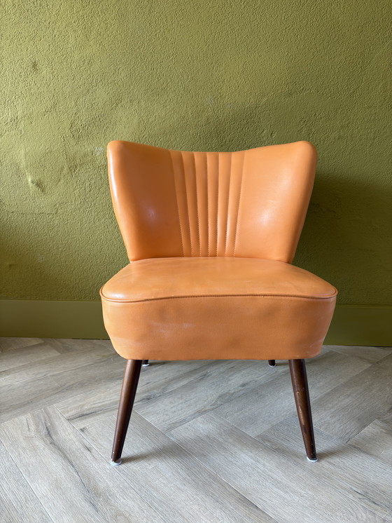 Image 1 of Poltrona da cocktail vintage arancione