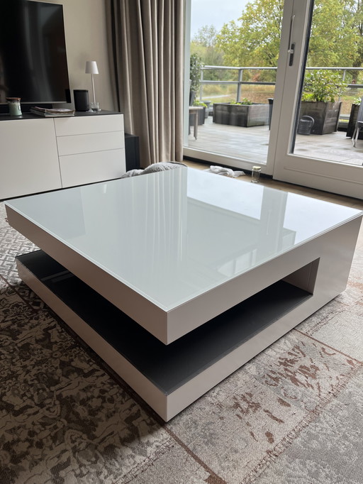 Mesa de centro blanca Karat