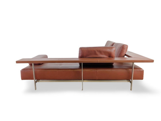 Image 1 of Divano angolare originale Rolf Benz Dono 6100, in pelle di design, marrone