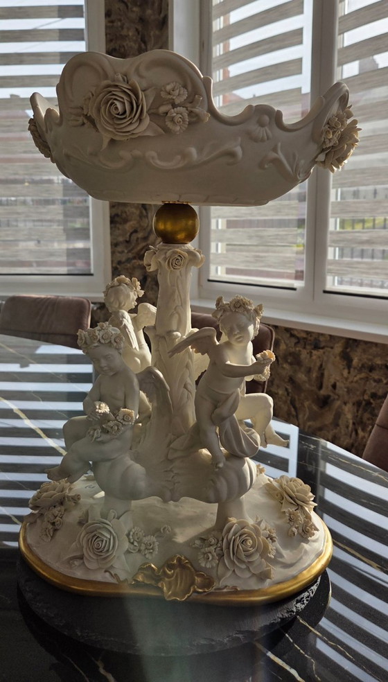 Image 1 of Cesare Villari - Scultura - Porcellana biscotto - XX secolo (Rif 3773)