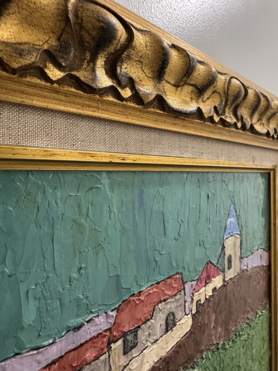 Image 1 of Post-Impressionist Landscape Painting