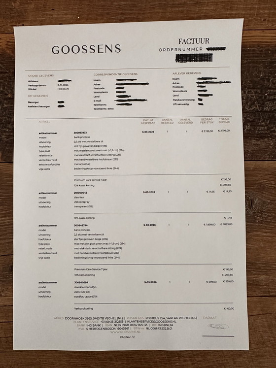 2 Divani 2,5 posti Goossens Princess regolabili elettricamente – Divani 2 posti, Other (photo 8 of 8)