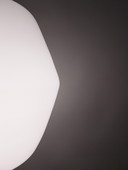 1 x Lampada a sospensione Philips Opaline anni '50, altezza 30 cm