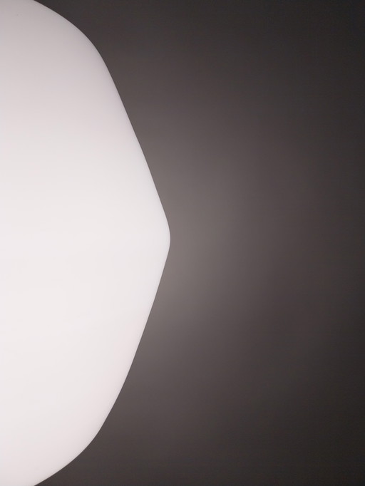 1 x Lampada a sospensione Philips Opaline anni '50, altezza 30 cm