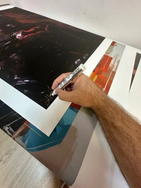 Image 1 of Alberto RICARDO - Michael Jordan - Toile d'artiste