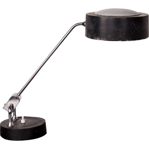Lampada da scrivania vintage Jumo modello 700 in metallo cromato di Charlotte Perriand, Francia 1960