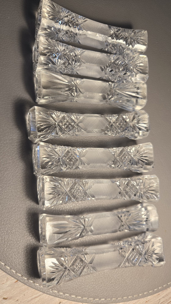 Image 1 of Sets de table vintage en cristal et verre