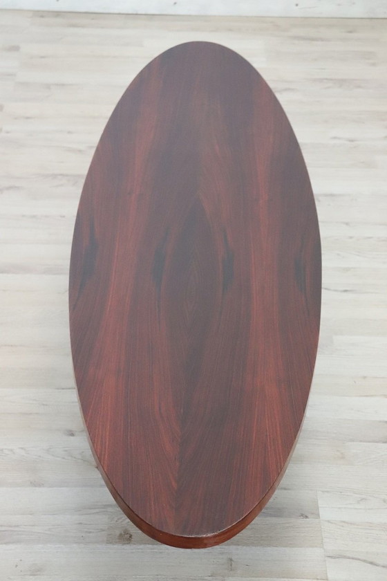 Image 1 of Oval Long Coffee Table, Italian Design 1960s