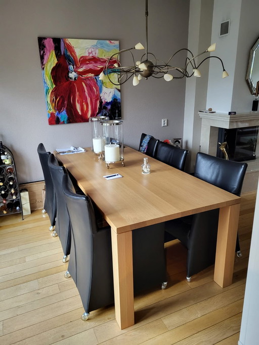 6 dining room chairs and table