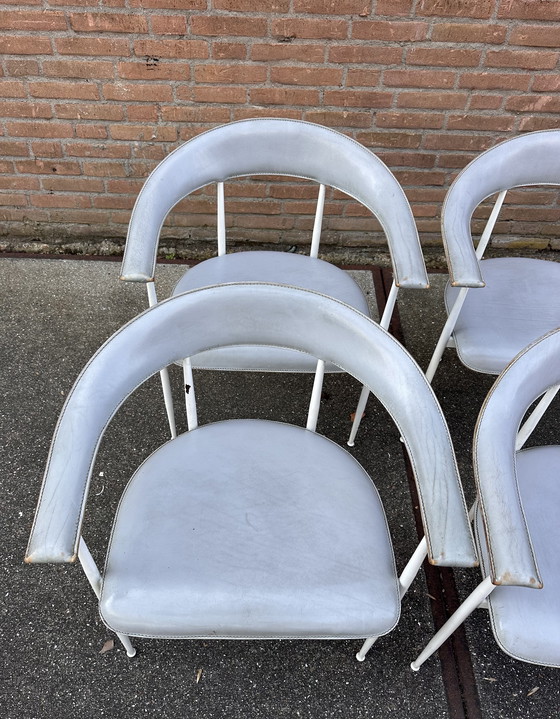 Image 1 of 4 x Fasem P40 design dining chairs