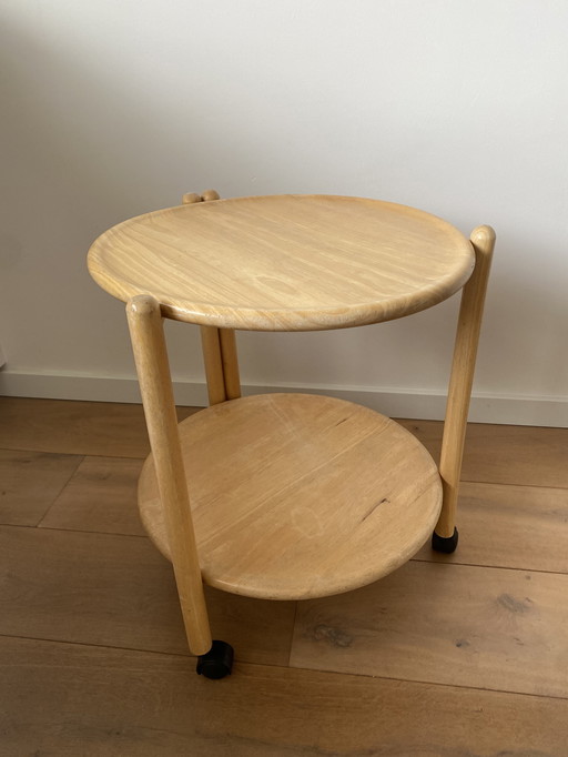 Vintage Dänisches Design Klapptisch Servierwagen Beistelltisch