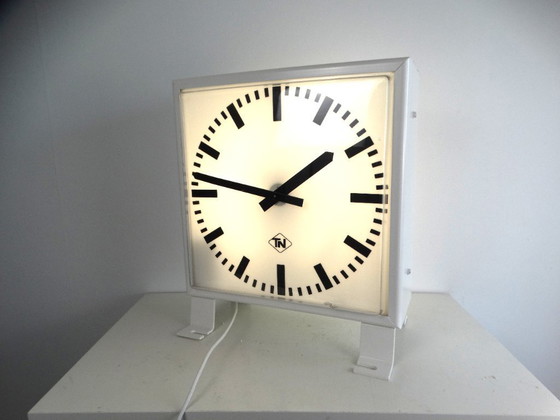 Image 1 of Double-sided station clock from TN