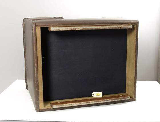 Image 1 of Excellent Mid-Century De Sede DS11 Patched Seal Brown Leather Modular Sofa, 6 Elements. Germany, 1970s.