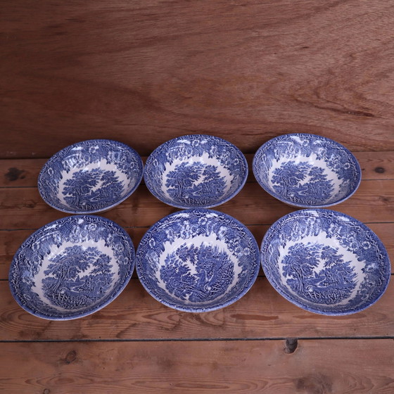 6 bols vintage EIT England - style Staffordshire / Wedgwood – Vaisselle, Porcelain (photo 2 of 9)