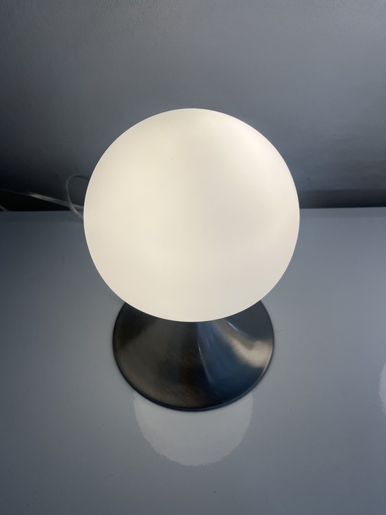 Image 1 of Paire De Lampe Champignon En Opaline 